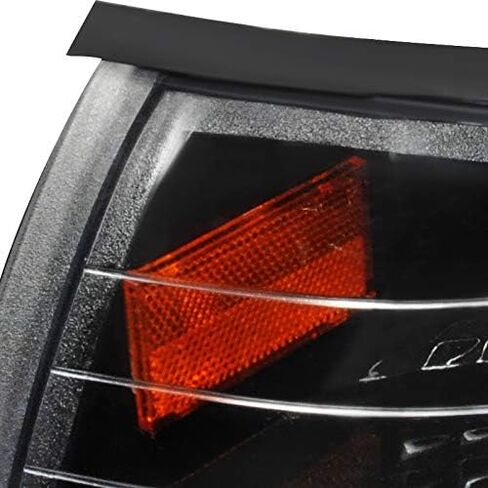 SPEC-D TUNING Chrome Housing Clear Lens Corner Lights Compatible with 1994-1998 Ford Mustang L+R Pair Assembly in Saudi Arabia