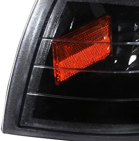 SPEC-D TUNING Chrome Housing Clear Lens Corner Lights Compatible with 1994-1998 Ford Mustang L+R Pair Assembly in Saudi Arabia