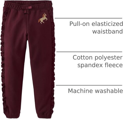 Gymboree Girls' and Toddler Fleece Jogger Sweatpants in Kuwait