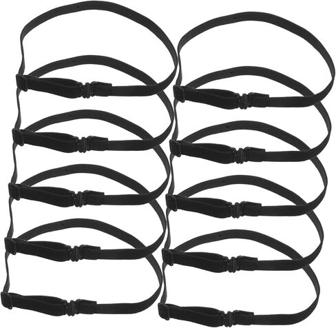 10Pcs Adjustable Elastic Bow Tie Straps Stylish Handmade Bowknot Accessories for Weddings Parties and Everyday Wear Durable and Versatile Design in Saudi Arabia