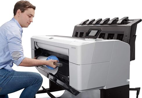 طابعة HP مقاس 36 بوصة كبيرة الحجم - ملونة - نفث الحبر - لفافة (36 بوصة × 300 قدم)، 36 بوصة × 48 بوصة - 2400 × 1200 نقطة لكل بوصة - ما يصل إلى 3 صفحات في الدقيقة (أحادية)/ ما يصل إلى 3 صفحات في الدقيقة (ملونة) - السعة: لفة واحدة - Gigabit LAN in Kuwait