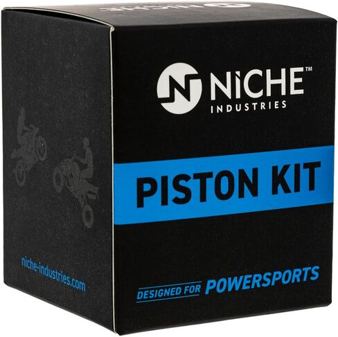 NICHE Stock Piston Kit 77mm for Yamaha Bear Tracker 250 Timberwolf Big Bear Bruin 4BD-11638-00-00 4BD-11631-00-Y0 (71mm) in Saudi Arabia