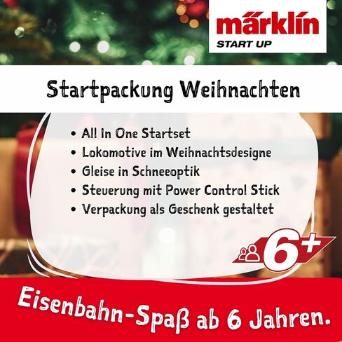 Märklin Start Up – Christmas Starter Set, Track Distance H0, for Children from 6 Years in Saudi Arabia