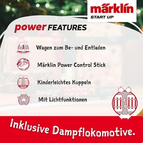 Märklin Start Up – Christmas Starter Set, Track Distance H0, for Children from 6 Years in Saudi Arabia