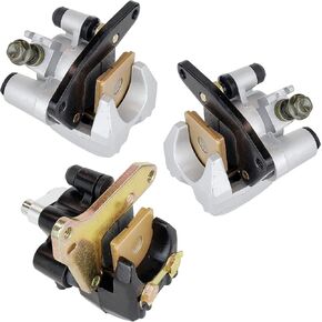 Caltric Front and Rear Brake Caliper with Pads Compatible with Honda TRX400EX Sportrax 400 2X4 1999-2004 in Saudi Arabia
