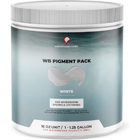 حزمة صبغات Spartan Epoxies WB لـ WBPRO وAquaTEK - متوافقة مع جميع الإيبوكسيات واليوريثان المنقولة بالماء - متوفرة في برطمانات سعة 16 أونصة و32 أونصة - 5 ألوان (أسود، 32 أونصة) in Kuwait