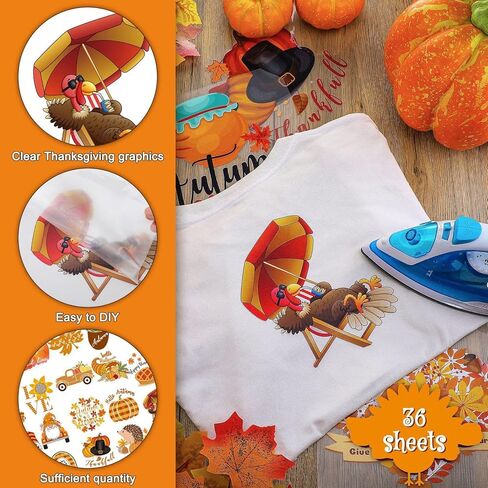 36 Sheets St. Patrick's Day Iron on Transfers Iron on Vinyls HTV Iron on Vinyl Crafts HTV Iron on Vinyl Colorful Vinyl Shirts for T-Shirts Shoes Hats Jeans Clothing Pillow DIY Decoration (Shamrock) in Kuwait