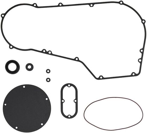 Universal Motorcycle Clutch Primary Cover Gasket Kit Compatible with Super FXDL FXLR FXDP FXDX Electra FLHTC FLHT Fat Boy FLSTF Aftermarket Replacement in Saudi Arabia