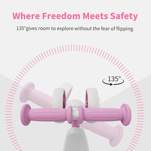 دراجات التوازن للأطفال للأولاد والبنات بعمر سنة واحدة، ركوب للأطفال من عمر 12 إلى 36 شهرًا مع مقعد قابل للتعديل، هدايا عيد الميلاد الأولى للأطفال in Kuwait