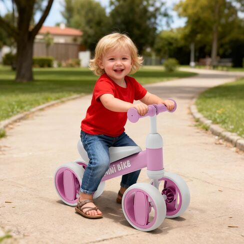 دراجات التوازن للأطفال للأولاد والبنات بعمر سنة واحدة، ركوب للأطفال من عمر 12 إلى 36 شهرًا مع مقعد قابل للتعديل، هدايا عيد الميلاد الأولى للأطفال in Kuwait