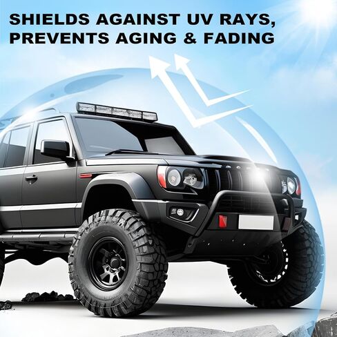 مرمم بلاستيك للسيارات، مرمم حواف سوداء 120 مل، مرمم بلاستيك السيارة، مرمم بلاستيك للسيارة من الخارج، يعيد البلاستيك الباهت، مقاوم للماء، لمعان وحماية يدوم طويلاً، للاستخدام الخارجي فقط in Kuwait