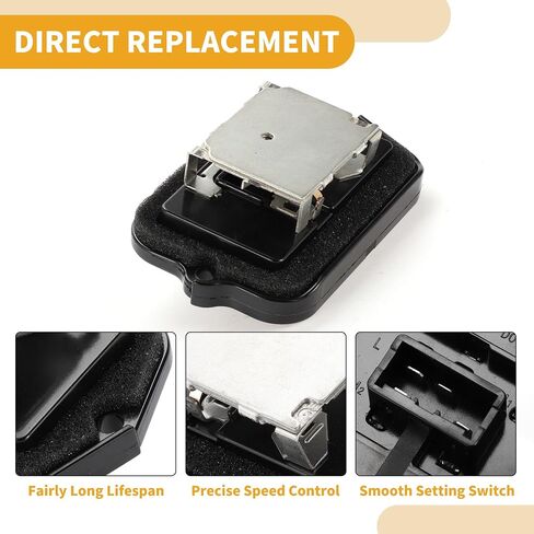 HVAC Blower Motor Resistor No.79330SV4003 Heater Blower Resistor for Honda Accord 1994-1997 Metal ABS Black in Saudi Arabia