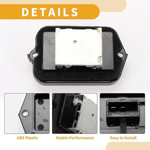 HVAC Blower Motor Resistor No.79330SV4003 Heater Blower Resistor for Honda Accord 1994-1997 Metal ABS Black in Saudi Arabia