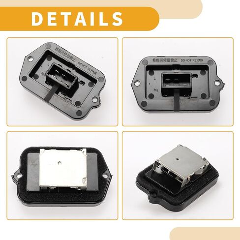 HVAC Blower Motor Resistor No.79330SV4003 Heater Blower Resistor for Honda Accord 1994-1997 Metal ABS Black in Saudi Arabia
