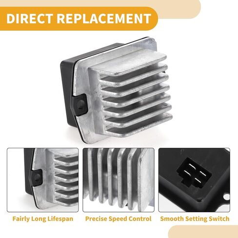 HVAC Blower Motor Resistor Heater Blower Resistor for Suzuki Sx4 2008-2013 Metal ABS Black in Saudi Arabia