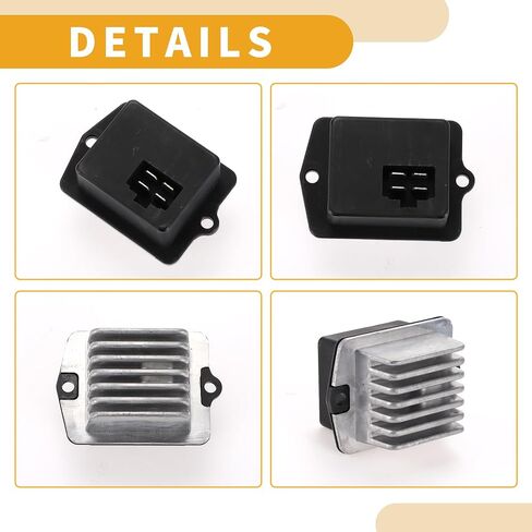 HVAC Blower Motor Resistor Heater Blower Resistor for Suzuki Sx4 2008-2013 Metal ABS Black in Saudi Arabia