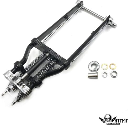 XKMT- CUSTOM SPRINGER FRONT END FIT -4" UNDER STOCK Handlebar Adapter 2" Riser Compatible with H-D in Saudi Arabia