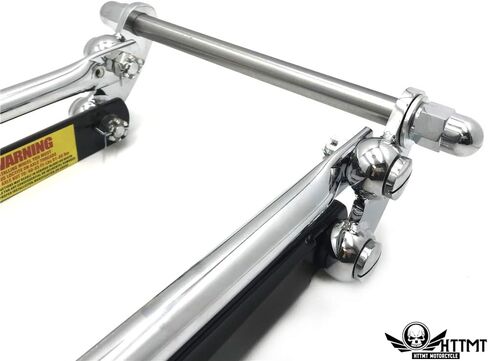 XKMT- CUSTOM SPRINGER FRONT END FIT -4" UNDER STOCK Handlebar Adapter 2" Riser Compatible with H-D in Saudi Arabia
