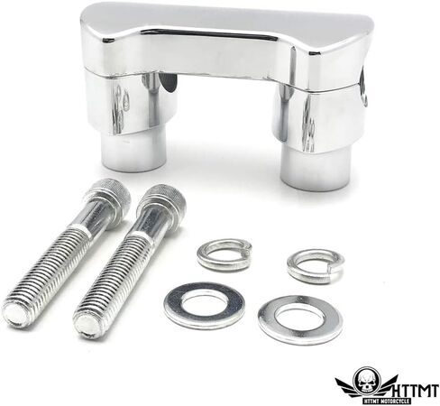 XKMT- CUSTOM SPRINGER FRONT END FIT -4" UNDER STOCK Handlebar Adapter 2" Riser Compatible with H-D in Saudi Arabia