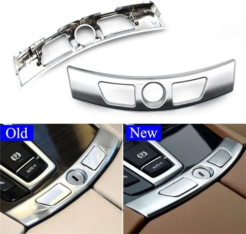 Chrome Center Console Armrest Lock Switch Glove Box Trim For BMW 7 Series F01 F02 F04 730 735 740 745 750 2009 2010 2011 2012 in Saudi Arabia