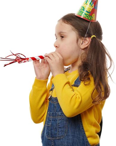 Fancy Land 50 Pack Happy New Year Noise Makers Horns Tassel Squawkers 2026 Colorful Party Noisemaker Set Adults Kids Party NYE Party Favor Supplies Gold Black Silver in Saudi Arabia
