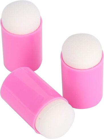 Zerodis 20pcs Finger Sponges Daubers, Paint Sponges Paint Painting Craft Set DIY Finger Painting Drawing Stamping Set for Card Making, Stamping, Ink 20pcs in Saudi Arabia