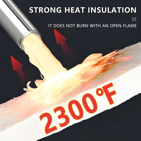 Ceramic Fiber Insulation, 2300F Ceramic Fiber Blanket, 24" x12"x1" Thick Fireproof Insulation Blanket for Wood Stove Baffle, Fireplace, Forges, Pizza Ovens, Chimney, Boiler in Saudi Arabia