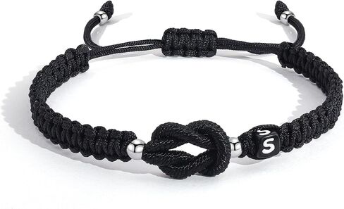 PZXHRY Couples Bracelets I Love You Morse Code Bracelet, Mother Daughter Friendship Couple Gift, Her His Girlfriend Boyfriend Gifts, 2pcs Adjustable Handmade Bracelet for Men Women Teen Girls in Saudi Arabia