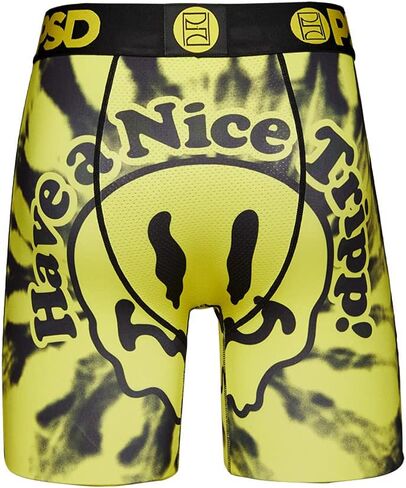 PSD Men's Head Trip Boxer Briefs, Multi, L in Kuwait
