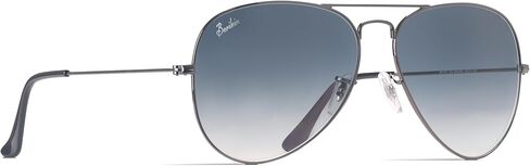 نظارات شمسية من بيريكن بتصميم طيار كلاسيكي للرجال والنساء، حماية 100% من الأشعة فوق البنفسجية 400، عدسات زجاجية بنية متدرجة 62 ملم، إطار معدني ذهبي... in Kuwait