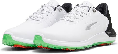 Puma Golf Men's PHANTOMCAT Nitro Sneaker, Puma Black-Puma Silver-Yellow Sizzle, 7.5 Wide in Saudi Arabia