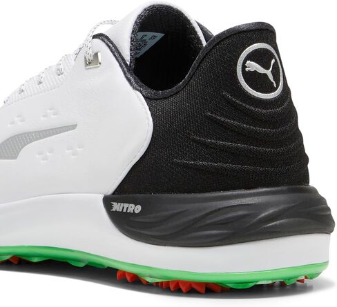 Puma Golf Men's PHANTOMCAT Nitro Sneaker, Puma Black-Puma Silver-Yellow Sizzle, 7.5 Wide in Saudi Arabia