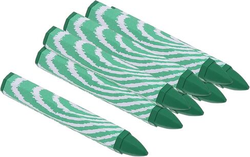 PATIKIL Lumber Marking Crayons, 8 Pcs 4.2x0.6 inch Hex Wax Tire Marker Drawing Crayons for Wood, Glass, Ceramics, Cartons, Cloth, Stone, Green in Saudi Arabia
