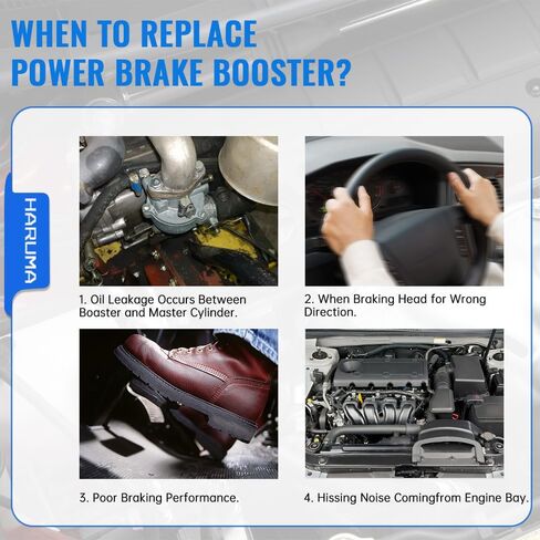 53-2791 Power Brake Booster Vacuum Systems Compatible for Toyota Tacoma 1995-2001,Toyota T100 1994-1998 Automotive Replacement 44610-04060 44610-04050 in Saudi Arabia