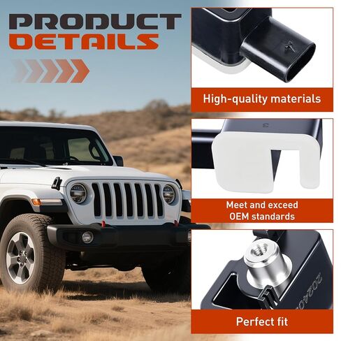 مجموعة مستشعر قفل المحور التفاضلي 68544629AA متوافقة مع Jeep Wrangler JL Rubicon 2018-2024 / Jeep Gladiator Rubicon 2019-2024، يمكن استبدال الطراز 68544629AA in Kuwait
