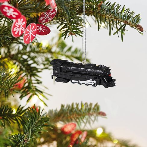 زخرفة عيد الميلاد البلاستيكية المصغرة من Hallmark Keepsake 2022، Lionel 2129WS Freight، مجموعة صغيرة من 3 in Kuwait