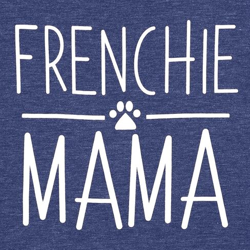 Frenchie Mama Shirt Dog Mom Funny Graphic Tees Womens Letter Print Casual Short Sleeve T-Shirt Tees Tops in Kuwait