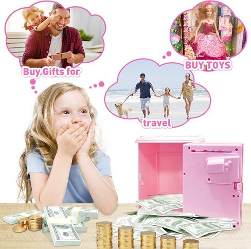 JUNEU Unicorn Piggy Bank for Kids - Electronic Musical Money Bank for Girls in Kuwait