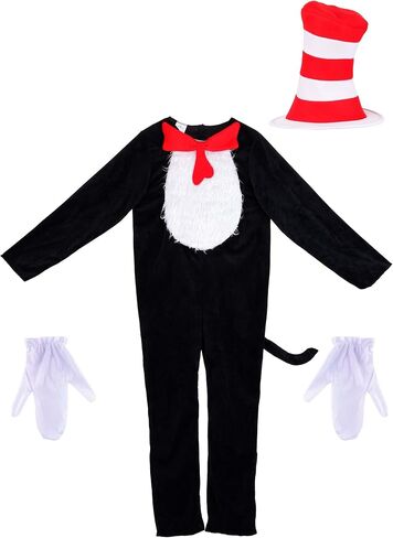 Dr. Seuss The Cat in the Hat Deluxe Costume for Adults Large Medium in Kuwait