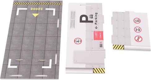 Fdit Simulation Parking Model with Excellent Design and High Realism, Easy to Assemble, for Display or Collection (Parking Lot Model) in Saudi Arabia