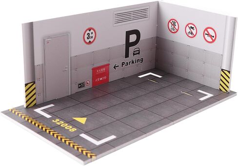 Fdit Simulation Parking Model with Excellent Design and High Realism, Easy to Assemble, for Display or Collection (Parking Lot Model) in Saudi Arabia
