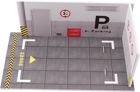 Fdit Simulation Parking Model with Excellent Design and High Realism, Easy to Assemble, for Display or Collection (Parking Lot Model) in Saudi Arabia