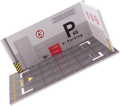 Fdit Simulation Parking Model with Excellent Design and High Realism, Easy to Assemble, for Display or Collection (Parking Lot Model) in Saudi Arabia