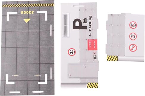 Fdit Simulation Parking Model with Excellent Design and High Realism, Easy to Assemble, for Display or Collection (Parking Lot Model) in Saudi Arabia