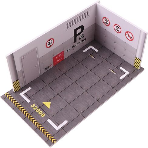 Fdit Simulation Parking Model with Excellent Design and High Realism, Easy to Assemble, for Display or Collection (Parking Lot Model) in Saudi Arabia