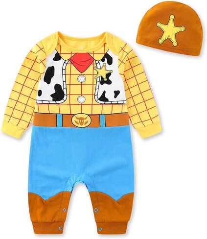 مجموعة ديزني مونسترز إنك مايك وازاوسكي نايتمير بيفور كريسماس للأطفال الأولاد مع قبعة مكونة من قطعتين لحديثي الولادة والرضع in Kuwait