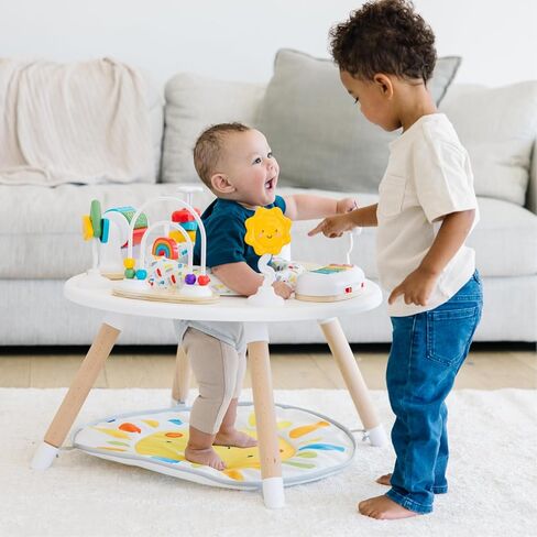 Move2Play 4-in-1 Baby Activity Center | Montessori-Inspired Design | 8 Interactive Toys | Tummy Time, Exersaucer & Toddler Table | Shower Gift | Essential | Must Have for 3, 6, 12 Month Old in Saudi Arabia