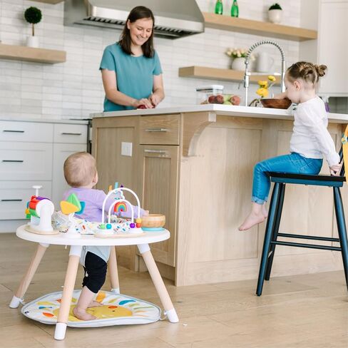 Move2Play 4-in-1 Baby Activity Center | Montessori-Inspired Design | 8 Interactive Toys | Tummy Time, Exersaucer & Toddler Table | Shower Gift | Essential | Must Have for 3, 6, 12 Month Old in Saudi Arabia