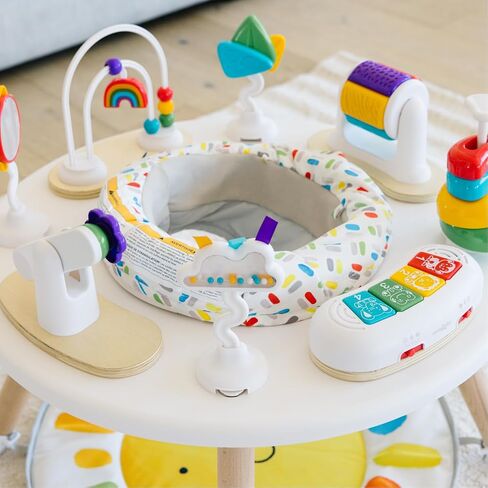 Move2Play 4-in-1 Baby Activity Center | Montessori-Inspired Design | 8 Interactive Toys | Tummy Time, Exersaucer & Toddler Table | Shower Gift | Essential | Must Have for 3, 6, 12 Month Old in Saudi Arabia