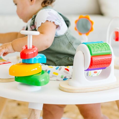 Move2Play 4-in-1 Baby Activity Center | Montessori-Inspired Design | 8 Interactive Toys | Tummy Time, Exersaucer & Toddler Table | Shower Gift | Essential | Must Have for 3, 6, 12 Month Old in Saudi Arabia